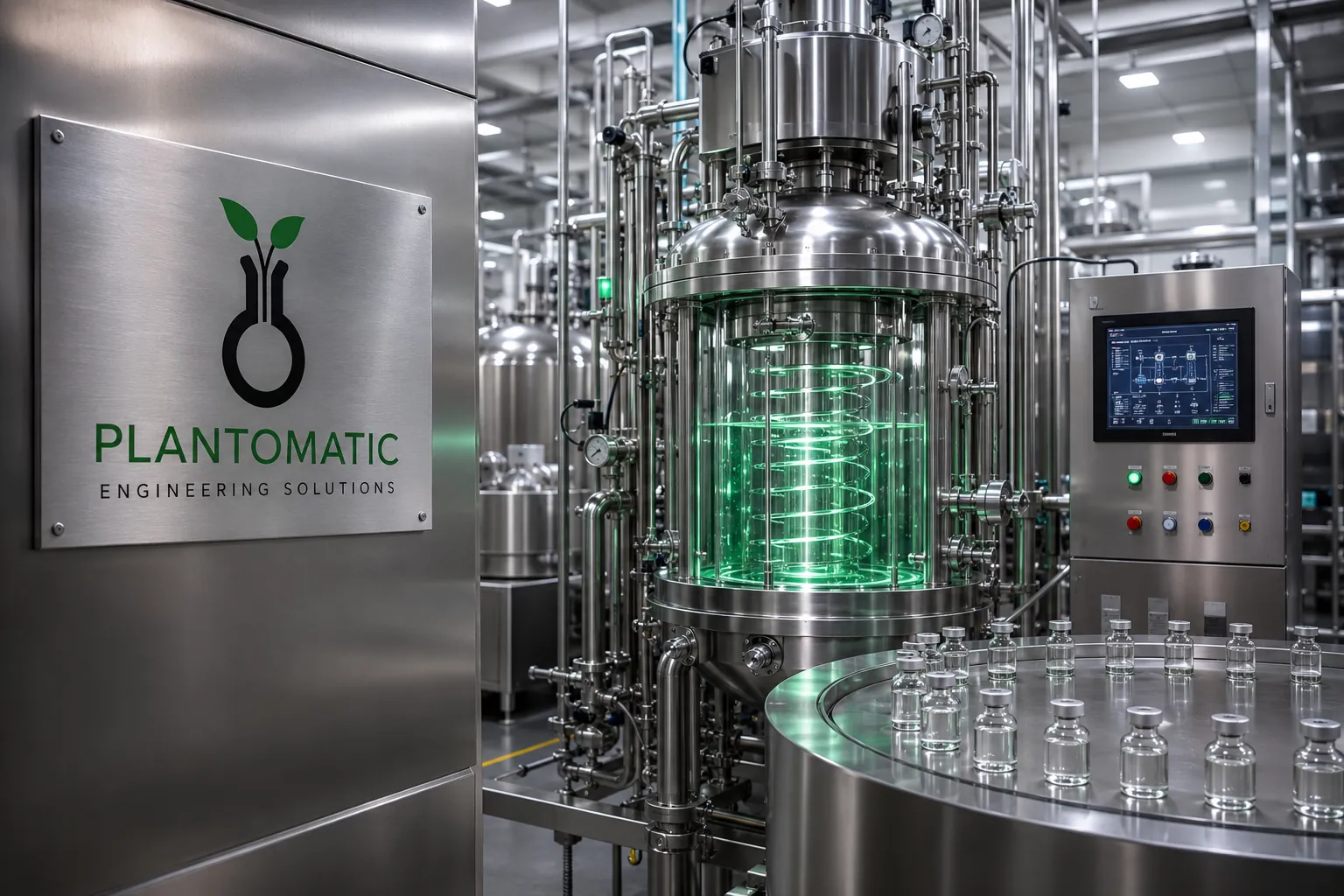 Impianto farmaceutico Plantomatic